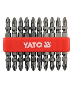 Біта 2-стороння РН2, 1/4, 10 шт, 65 мм YATO (YT-0481), фото  | SNABZHENIE.com.ua