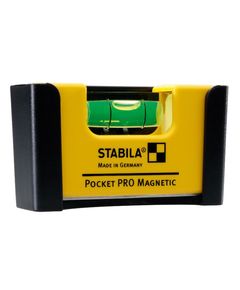 Рівень міні STABILA Pocket PRO Magnetic 7 х 2 х 4 см, 1 капсула, кріп-чохол, фото  | SNABZHENIE.com.ua