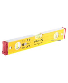 Рівень STABILA Type 96-2: L= 40 см, 3 капсули, 0,5 мм/м, посилений профіль + амортизаційні ковпачки., фото  | SNABZHENIE.com.ua