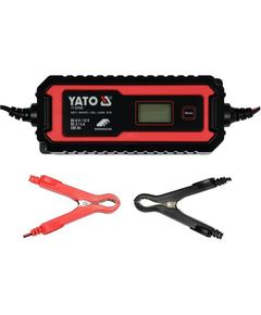 Зарядний пристрій YATO 230В з LCD для акумуляторів 6V-12V YT-83000, фото  | SNABZHENIE.com.ua