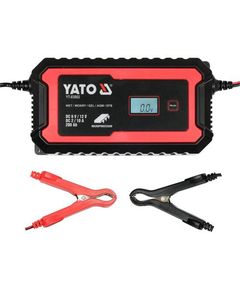 Зарядное устройство YATO 230В с LCD для аккумуляторов 6V-2A, 12V-10A, фото  | SNABZHENIE.com.ua