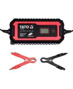 Зарядное устройство YATO 230В с LCD для аккумуляторов 6V-12V, фото  | SNABZHENIE.com.ua
