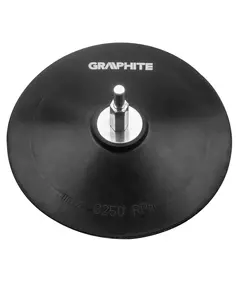 Еластичний диск на липучці 125 мм нерухомий GRAPHITE (55H823), фото  | SNABZHENIE.com.ua