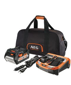 Зарядное устройство AEG 2-порт. 12-18 В с АКБ 5 Ач в сумке L1850BLK, фото  | SNABZHENIE.com.ua