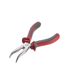 Щипці подовжені вигнуті 160 мм ПРОФ. INTERTOOL HT-0131, фото  | SNABZHENIE.com.ua