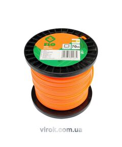 Жилка для тримера квадрат с сердцевиной на катушке FLO 2,7 мм х 70 м, фото  | SNABZHENIE.com.ua