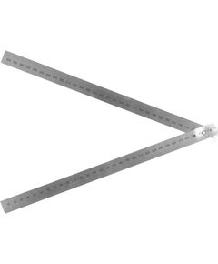 Складная линейка из нержавеющей стали VOREL, l= 600 мм, 2 секции по 300 мм (DW), фото  | SNABZHENIE.com.ua