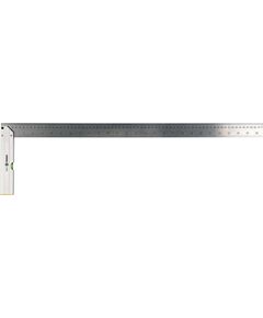 Кутник с уровнем VOREL: L= 700 мм/26.5, метрическая и дюймовая шкала, алюминий + сталь, фото  | SNABZHENIE.com.ua
