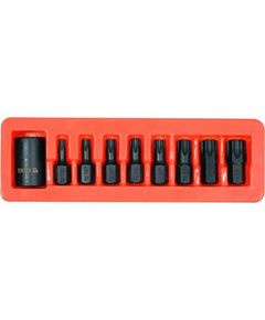 Набор ударных насадок TORX YATO T30-T70, 9 шт., 1/2", фото  | SNABZHENIE.com.ua