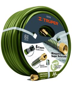 Шланг садовый TRUPER 5/8, 30 м, 6-слойный, фото  | SNABZHENIE.com.ua