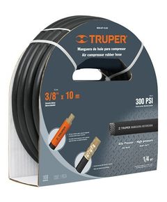 Шланг воздушный 10 м 3/8 для распылителя TRUPER PIP-50 MAN-AP-10-3/8, фото  | SNABZHENIE.com.ua