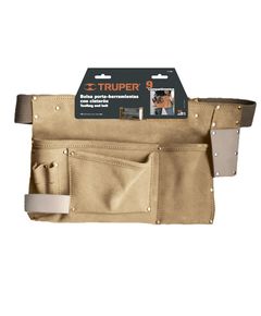 Пояс столяра TRUPER кожаный, 9 карманов, 390x250 мм, фото  | SNABZHENIE.com.ua