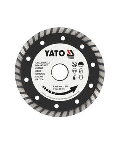 Диск алмазний TURBO YATO 125x2,6x8x22,2 мм для різання, фото  | SNABZHENIE.com.ua