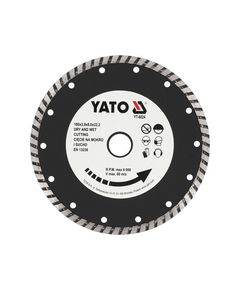 Алмазний диск TURBO YATO 180 мм (YT-6024) для різання 22.2 мм, фото  | SNABZHENIE.com.ua