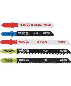 Полотно для электролобзика YATO YT-3445, набор 5 шт, 75-100 мм, фото  | SNABZHENIE.com.ua