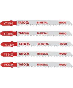 Полотно YATO для электролобзика, BI-METAL, 6 зуб./дюйм, 100 мм, 5 шт., фото  | SNABZHENIE.com.ua