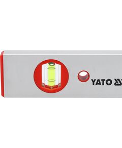Уровень алюминиевый YATO YT-3002, 3 пузырька, длина 600 мм, фото  | SNABZHENIE.com.ua