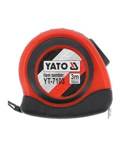Рулетка YATO 3 м с магнитным наконечником 16 мм, фото  | SNABZHENIE.com.ua