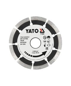 Диск алмазный отрезной YATO 115x2,1x8,0x22,2 мм, фото  | SNABZHENIE.com.ua