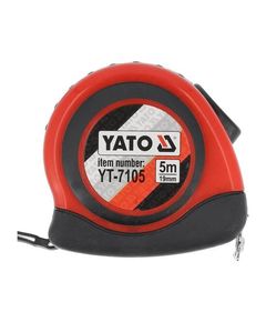 Рулетка YATO 5 м с магнитным наконечником, нейлон, ширина 19 мм, фото  | SNABZHENIE.com.ua