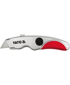 Ніж YATO YT-7520 з висувним трапецієвидним лезом, 2 лезвія, фото  | SNABZHENIE.com.ua