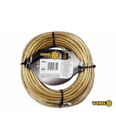 Трос стальной с наконечниками для пломб VOREL : Ø6 мм x 18 м [12], фото  | SNABZHENIE.com.ua
