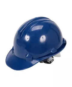 Каска для захисту голови VOREL синя з матеріалу HDPE [30], фото  | SNABZHENIE.com.ua