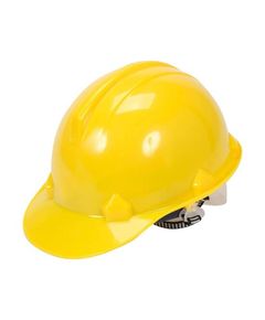 Каска защитная VOREL желтая из материала HDPE, фото  | SNABZHENIE.com.ua