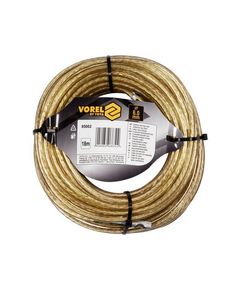 Трос стальной с наконечниками для пломб VOREL : Ø6 мм x 18 м [12], фото  | SNABZHENIE.com.ua