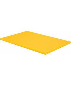 Кухонная доска для нарезки желтая 450x300x13 мм, фото  | SNABZHENIE.com.ua