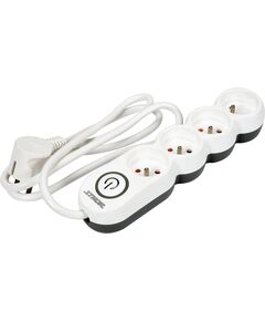 Подовжувач мережевий STHOR: l= 3 м, колодка з 4 гніздами і вмикачем, 3-жильний &Oslash;=1,5 мм&sup2;, з заземленням, фото  | SNABZHENIE.com.ua