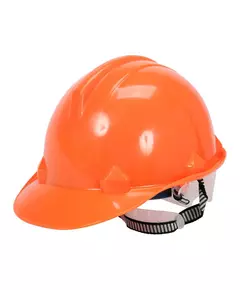 Каска для захисту голови VOREL оранжева з матеріалу HDPE, фото  | SNABZHENIE.com.ua
