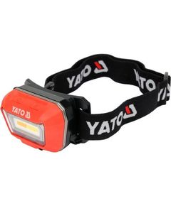 Ліхтар на чоло YATO 160 Лм, акумулятор Li-Ion 3,7 В, 1500 мАг, USB, фото  | SNABZHENIE.com.ua