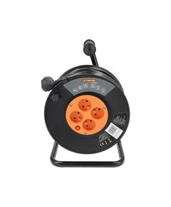 Подовжувач мережевий STHOR на котушці: l= 50 м, 4 гнізда, 3-жильний, Ø= 1.5 мм², IP44, фото  | SNABZHENIE.com.ua