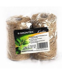 Шпагат джутовий Gruntek 2 мм, 100 м (упаковка 2 шт.), фото  | SNABZHENIE.com.ua