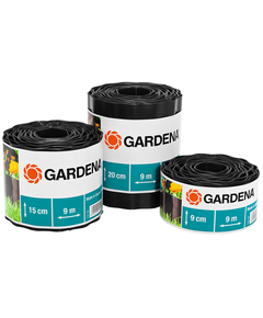 Бордюр садовый Gardena, 9 м x 20 см, коричневый, фото  | SNABZHENIE.com.ua
