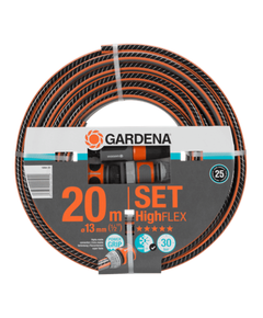 Шланг Gardena HighFlex 1/2 20 м з фітингами 18064-20.000.00, фото  | SNABZHENIE.com.ua