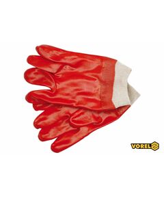 Рукавицы VOREL оливо-бензостойкие красные 10,5, фото  | SNABZHENIE.com.ua