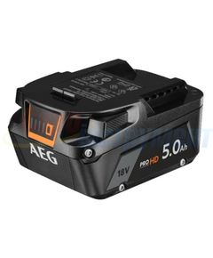 Акумулятор AEG Li-Ion 18 В, 5 Ач з індикатором заряду L1850SHD, фото  | SNABZHENIE.com.ua