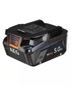 Акумулятор для інструментів AEG : Li-Ion 18 В, 5 АГод з індикатором рівня заряду, фото  | SNABZHENIE.com.ua