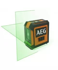 Нівелір лазерний AEG; дальність- 20 м, точність- 0,4 мм/1м, гориз. і вертик. зелені промені, фото  | SNABZHENIE.com.ua