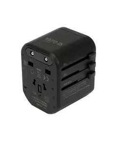 Розетка-адаптер електромережевий 110-240 В, до 8 А YATO з універсальним гніздом з USB і вилками, фото  | SNABZHENIE.com.ua