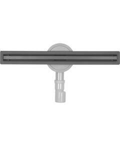 Трап линейный напольный из нержавеющей стали, черный FALA SLIM BLACK; 50х 3х 7 см, сифон - 56 мм, фото  | SNABZHENIE.com.ua