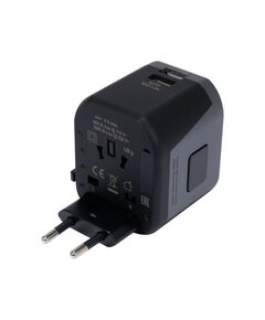 Розетка-адаптер YATO 110-240 В, 8 А с USB, универсальное гнездо YT-81301, фото  | SNABZHENIE.com.ua