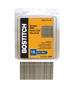 Гвозди BOSTITCH SB16-1.75 для стройки и ремонта, 1,75 дюйма, фото  | SNABZHENIE.com.ua