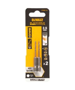 Сверло DeWALT EXTREME IMPACT Black & Gold 1,5 мм DT20601 по металу, фото  | SNABZHENIE.com.ua