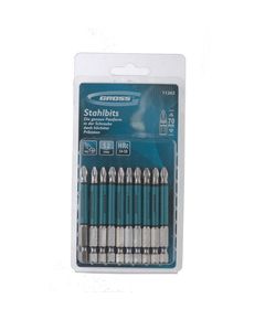 Набор бит PH2 70 мм, 10 шт, GROSS, фото  | SNABZHENIE.com.ua