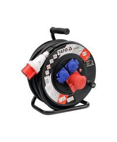 Удлинитель силовий YATO 25 м, 5-жильний, 2,5 мм, модель YT-8120, фото  | SNABZHENIE.com.ua