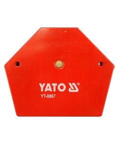 Струбцина магнитная YATO для сварки 111x136x24 мм, 34 кг, фото  | SNABZHENIE.com.ua