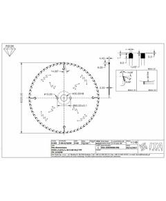 Пильный диск Ita Tools D=320, F=30, Z=60, K/P=4,4/3,2 H=6 FZ/FA/TR, фото  | SNABZHENIE.com.ua